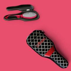 Alahta Hairbrush Case Black/Red